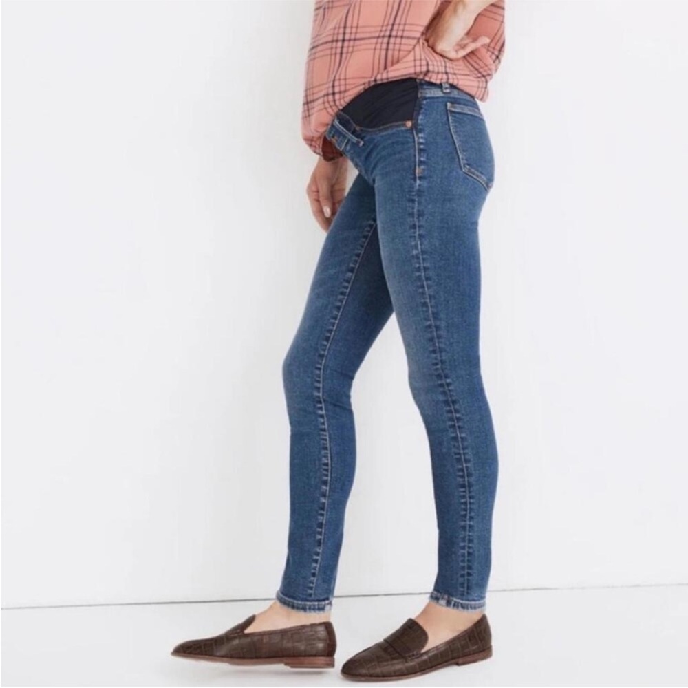 Madewell | Maternity Side-Panel Skinny Jeans In Wendover Wash: Adjustable